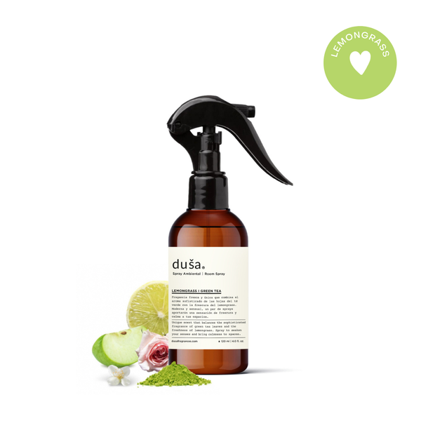LEMONGRASS I GREEN TEA- 4 FL OZ ROOM & LINEN SPRAY – Dusa