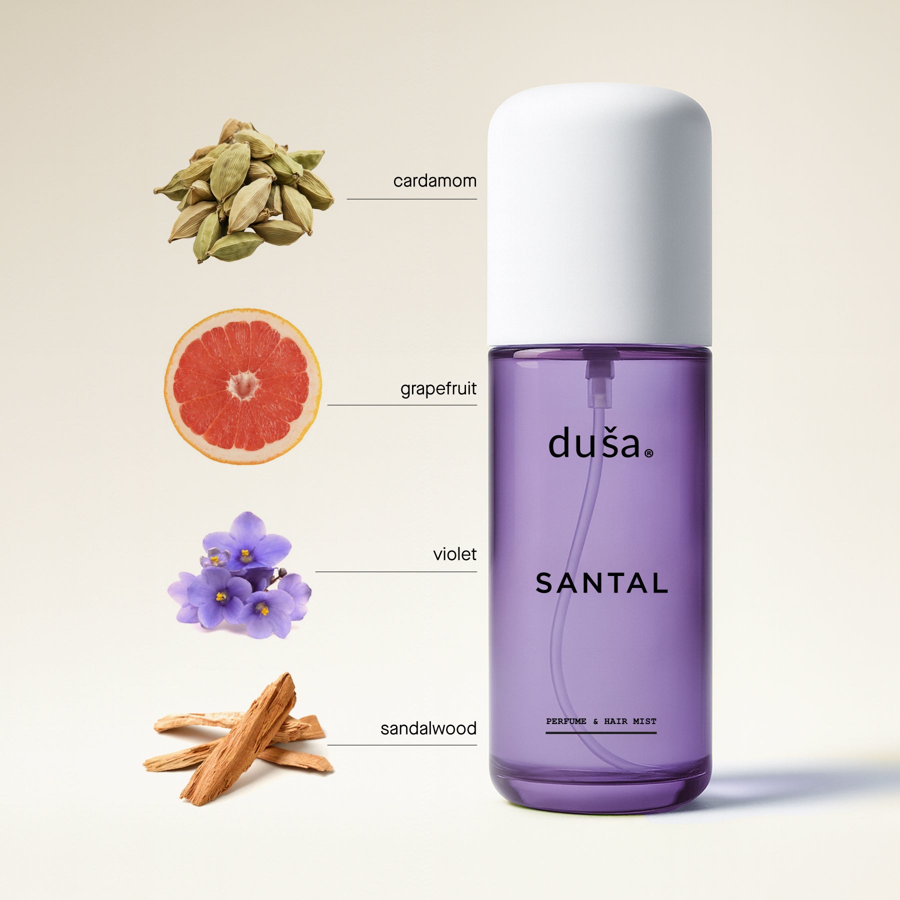 SANTAL- Perfume Mist Hair & Body  - 3.4 floz