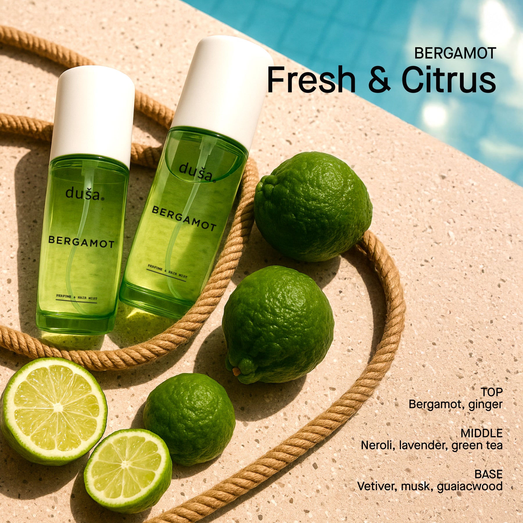BERGAMOT - Perfume Mist Hair & Body  - 3.4 floz