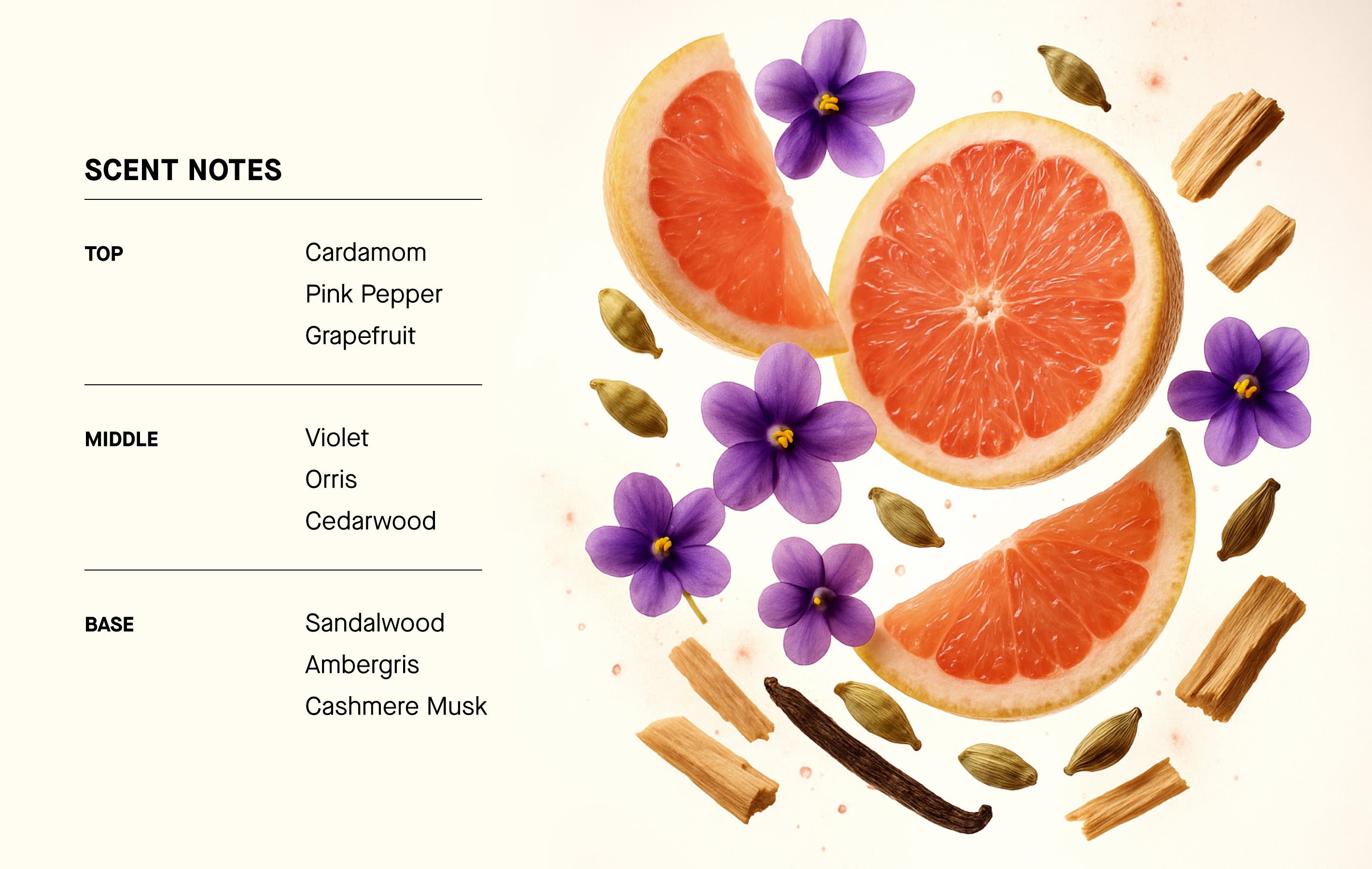 SANTAL- Perfume Mist Hair & Body  - 3.4 floz